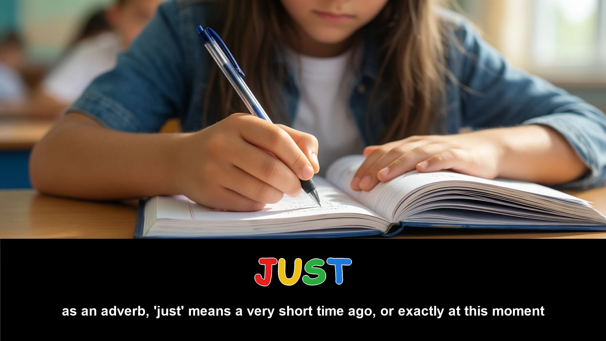 English Illustration for just